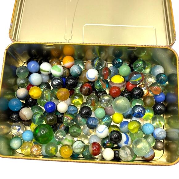 150+ Vintage Pre-1970's Marbles with Uranium + Possible Akro, Vitro, Jabo - Picture 1 of 3